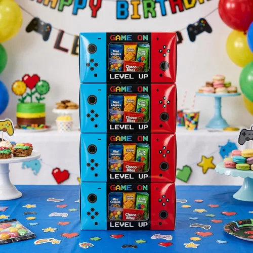 Miniatura 6 de Shescrzionu Cajas de Recuerdos de Fiesta de Videojuegos 12 PCS-Recuerdos Perfectos de Fiesta Gamer, Cajas de Recuerdos de Fiesta con Ventana, color14