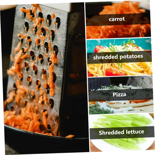 Miniatura 2 de Rallador de cuatro lados de cuatro lados Máquina de corte de patatas Zester de verduras Cocina Zester Cortador de alimentos Rallador de quesos
