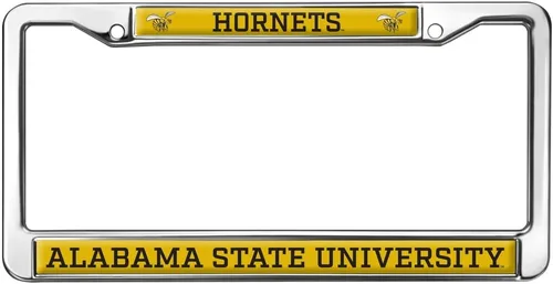 Miniatura 324 de Texas A&M University - Texarkana Mascot - Marco de metal estándar para placa de matrícula de tamaño completo