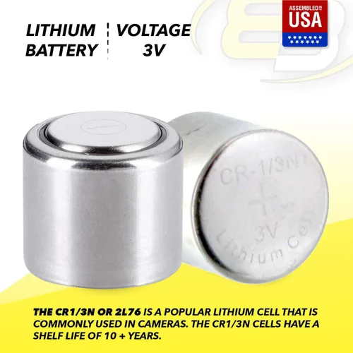 Miniatura 3 de Batería CR1/3N compatible con Nikon FE10 FM2n FA, Dog Watch R6 R7, PIF-275 CR11108
