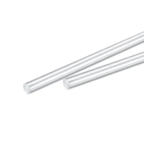 Miniatura 16 de MECCANIXITY Varilla redonda de aluminio macizo de 0.236 in de diámetro, 9.843 in de longitud, para manualidades, paquete de 2