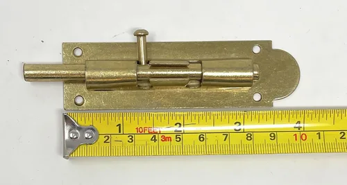 Miniatura 4 de MADOL - Pestillo de perno de barril, cierre deslizante de 4 pulgadas - Pasador de Barril (4 pulgadas)