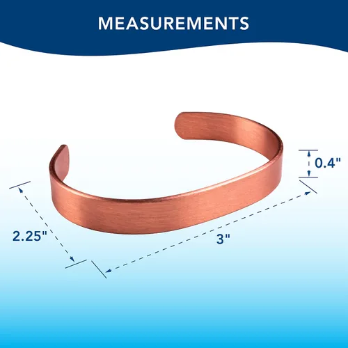 Miniatura 7 de Apex Copper Bracelet, Solid Band