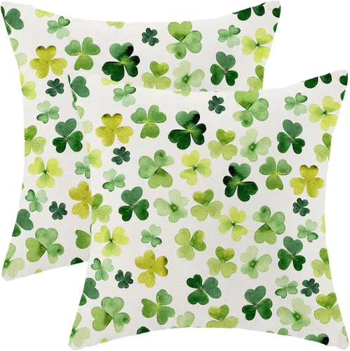 Miniatura 28 de CXMEIFLY Juego de 2 fundas de almohada de Pascua de 18 x 18 pulgadas para decoración vintage de conejo, con lazo de primavera, conejo, para Pascua02