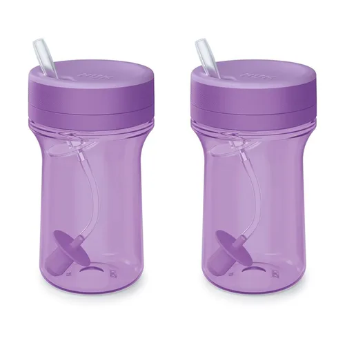 NUK Everlast - Taza con popote con peso