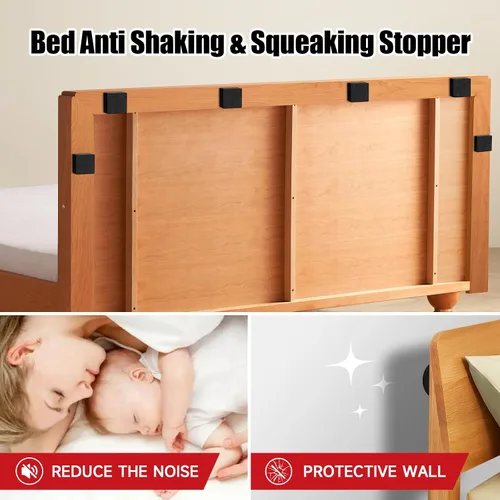 Miniatura 4 de ZhouDaShu Topes antivibraciones para cabecero de pared, protector de pared de muebles, parachoques de ruido de marco de cama, almohadillas