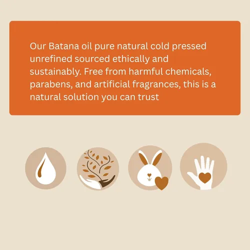 Miniatura 8 de Best Nature's Cosmetics Aceite de batana para el crecimiento y reparación del cabello: aceite de batana crudo de Honduras - 100% puro y natural
