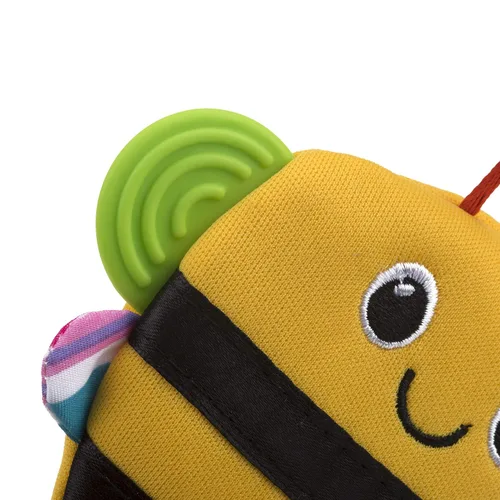 Miniatura 4 de Nuby Happy Handimals - Manopla de dentición, abeja