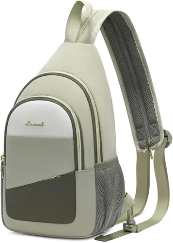 Miniatura 10 de LOVEVOOK - Mochila convertible tipo bandolera para mujeres, mochila pequeña para pañales, para senderismo, mochila resistente al agua para viajes