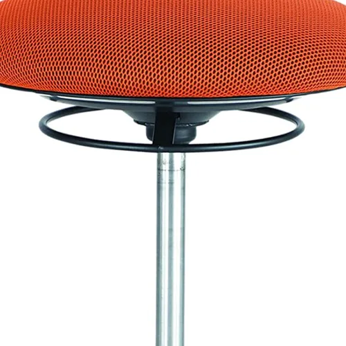 Miniatura 4 de Safco Twixt - Silla de asiento con movimiento activo, soporte ergonómico, altura ajustable, malla negra