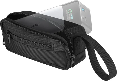 Funda de viaje compatible con Anker 737 Power Bank (PowerCore 24K) cargador portátil de 3 puertos, bolsa de almacenamiento para Anker 737 24,000mAh
