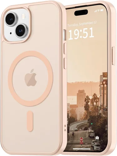 Miniatura 93 de vnnink para iPhone 12 y iPhone 12 Pro, funda de teléfono celular translúcida con protección contra caídas de grado militar, mate magnética