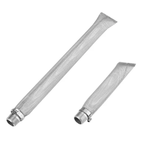 Miniatura 5 de Fdit Filtro de malla de acero inoxidable de grado 304 de 12 pulgadas/6 pulgadas, herramienta de filtro de cerveza Brew Hop para o Mash Tun 1/2