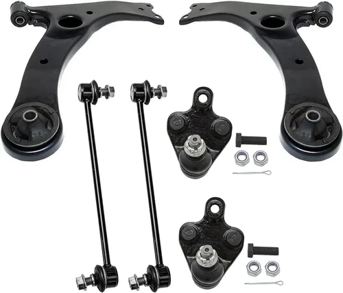 Miniatura 147 de Detroit Axle - Kit de extremo delantero para Chrysler 300 Dodge Charger Challenger 2011-2023, 2 brazos de control inferiores traseros 2 varillas
