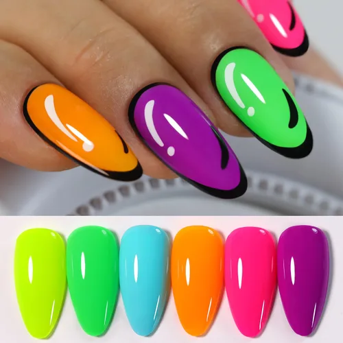 Miniatura 13 de Double Rhythm - Juego de esmaltes de uñas de gel de 6 colores Baby Light Pastel Milky, kit de iniciación para arte, bricolaje, salón, hogar