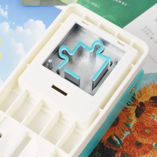 Miniatura 7 de KW-triO Puzzle Punch DIY Jigsaw Puzzle Piece Cutter para rompecabezas personalizado, rompecabezas de fotos personalizadas, herramienta
