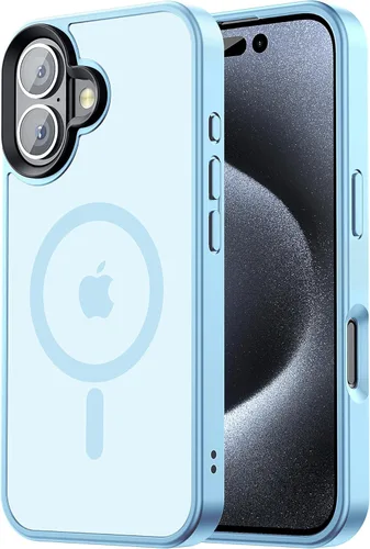 Miniatura 25 de Tigowos Magnetic Guardian - Funda diseñada para iPhone 11 Pro [probada en caídas de grado de 10 pies y compatible con MagSafe] Funda delgada Negro