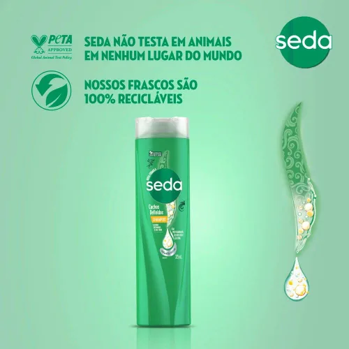 Miniatura 6 de Linha Cachos Definidos Seda - Champú 11.0 fl oz - (Seda Defined Curls Collection - Champú 11 Fl Oz)