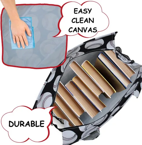 Miniatura 3 de NGIL Bolsa de mano con cremallera y bolsillos exteriores para mujeres trabajadoras, profesores, enfermeras y madres, diseño en Estados Unidos