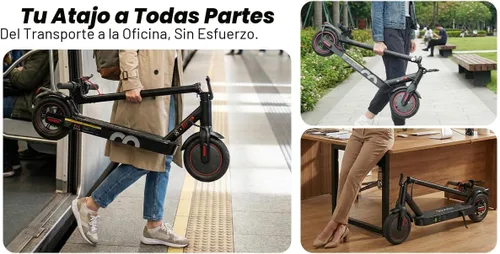Miniatura 5 de iScooter - Scooter eléctrico con autonomía de 23/18/12 millas, velocidad máxima de 22/19/18 mph, con control de crucero y sistema de doble freno
