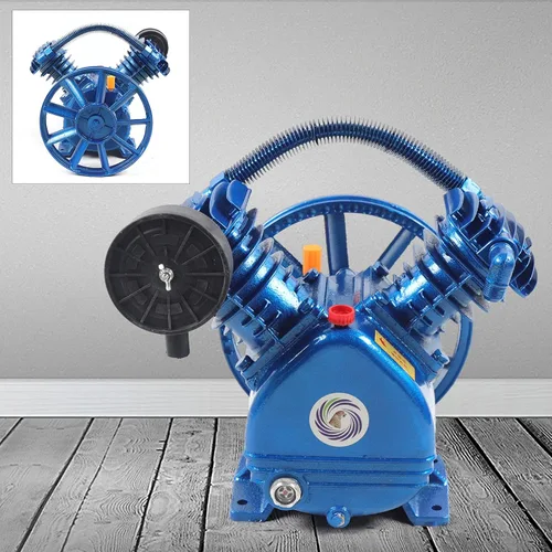 Miniatura 6 de Cabezal de bomba de compresor de aire, herramienta neumática de compresión secundaria 3HP 2.2KW, herramienta de compresor de aire portátil