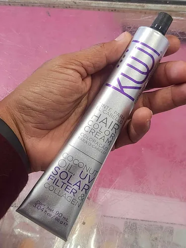 Color System - Tinte para el cabello, color negro violeta crema con aceite de coco y filtro solar UV, 3.04 fl oz
