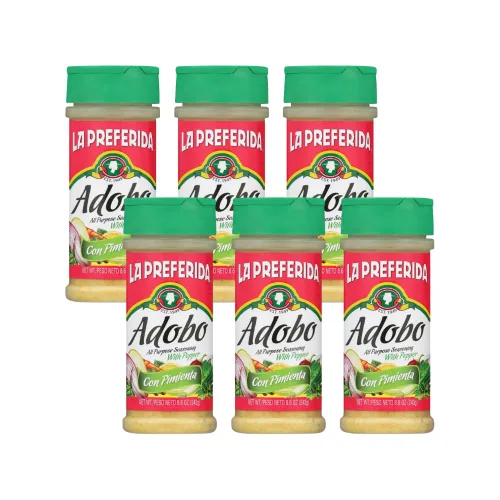 Miniatura 5 de La Preferida Adobo con pimienta, condimento multiusos 8.6 onzas (paquete de 1)