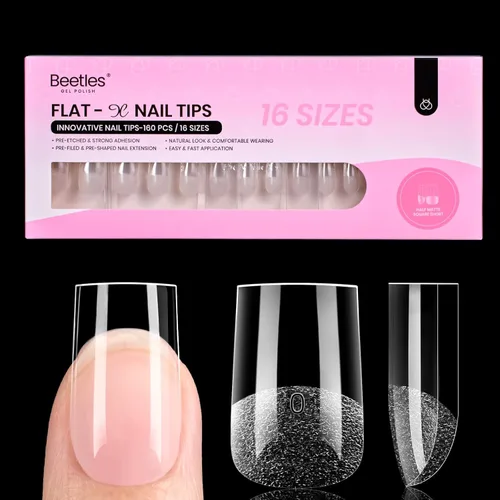 Miniatura 15 de Beetles 9 en 1 Pegamento de Gel para Uñas de Acrílico, 2 Piezas de 10ml Super Fuerte Pegamento de Uñas para Puntas de Uñas Postizas Transparentes