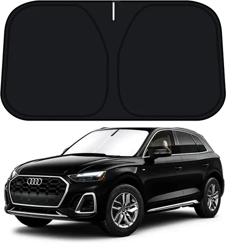 Miniatura 19 de D-Lumina Parasol para parabrisas Dodge RAM 1500 2019-2024 2025, parasol para ventana delantera, protector de visera para RAM 1500 CrewCab, camioneta