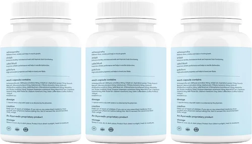 Miniatura 5 de mars by GHC Natural Surge Max Caps Alimentado con Shilajit, Safed Musli y Gokshura - Paquete de 3