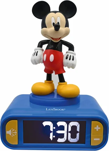 Miniatura 5 de Lexibook - Reloj despertador de dinosaurio con luz nocturna, para niños y niñas, con función de repetición, azul/verde - RL800DINO