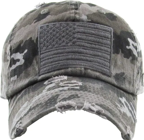 Miniatura 34 de KBETHOS Tactical Operator Collection USA Fishing Mesh Ballcap Flag Patch America Outdoors Trucker Baseball Cap