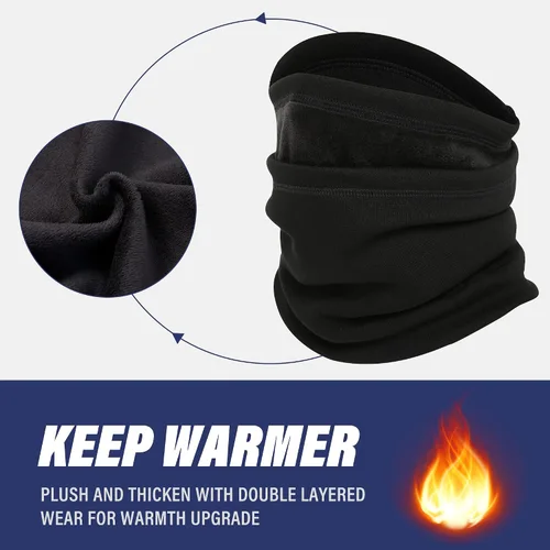 Miniatura 4 de Máscara de forro polar resistente al viento para el cuello, para clima frío