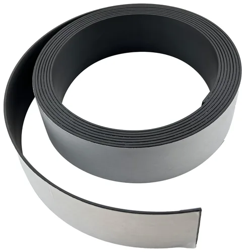 Miniatura 2 de Master Magnetics Tira magnética flexible con parte trasera adhesiva: 1/16 pulgadas de grosor, 1 1/2 pulgadas de ancho, 10 pies de largo, 1 rollo