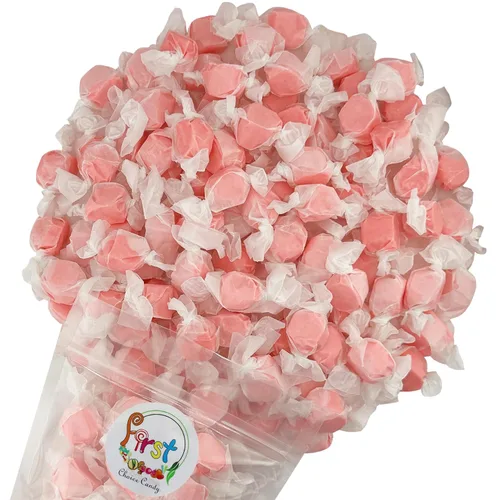 Miniatura 10 de Variedad de caramelos gourmet de agua salada (Patriótico americano rojo blanco azul, 1 libra)