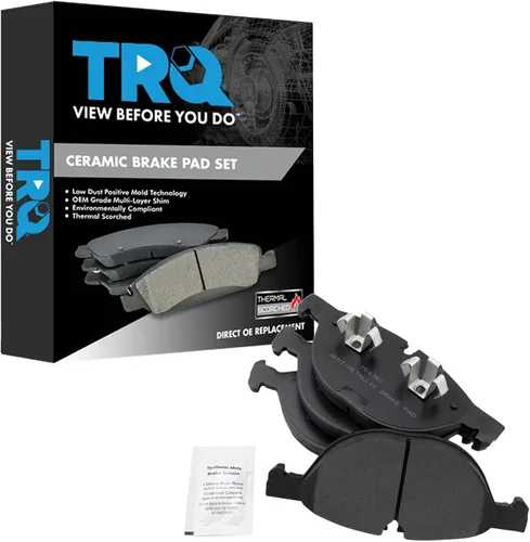 Miniatura 127 de TRQ Pastillas de freno delanteras semi metálicas compatibles con Ford Expedition 2018-2021 F-150 2018-2020 Lincoln Navigator 2018-2022