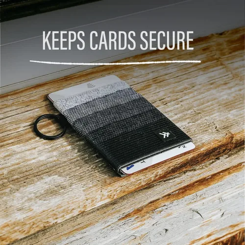 Miniatura 5 de Thread Wallets - Cartera minimalista delgada con bolsillo frontal para tarjetas de crédito