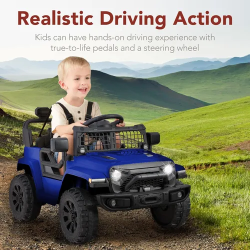 Miniatura 3 de Productos de la mejor elección, juguete de paseo para niños de 6V, mini camioneta, auto eléctrico de juego con control remoto para padres