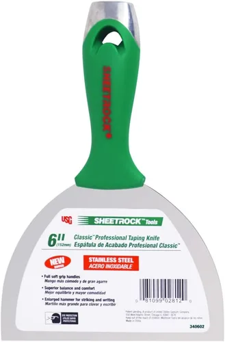 Miniatura 2 de USG Sheetrock - Cuchillo clásico para juntas (6 pulgadas, acero inoxidable)