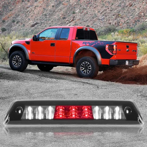 Miniatura 15 de Tercera tercera luz de freno trasera compatible con Chevy Trailblazer GMC Envoy Buick Rainier Ascender Bravada Center Cargo Trasera LED de montaje