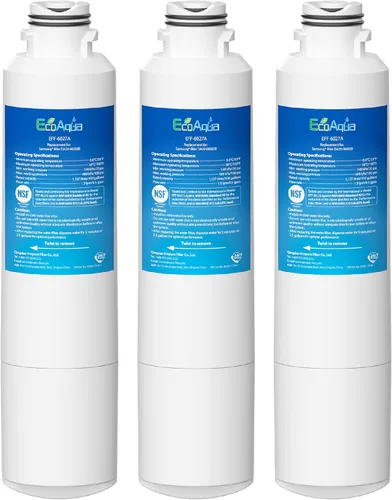 EcoAqua EFF-6027A - Filtro de repuesto compatible con Samsung DA29-00020B, DA29-00020A, HAF-CIN/EXP, filtro de agua para refrigerador 46-9101,