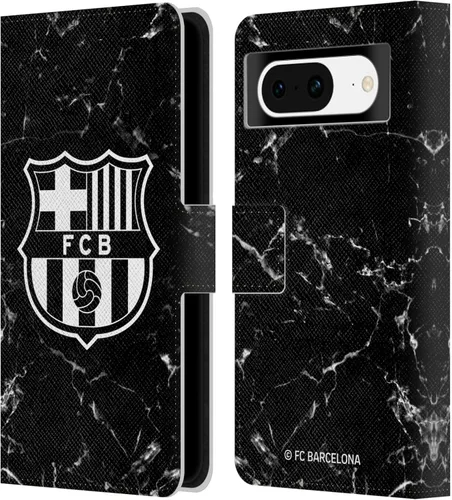Miniatura 8 de Head Case Designs Officially Licensed FC Barcelona Barca Crest Patterns Leather Wallet Case Compatible with Google Pixel 8