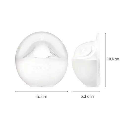 Miniatura 9 de Boon Trove Extractor de leche manual de silicona – Colector de leche pasivo – Extractor de leche manos libres para lactancia – Esenciales