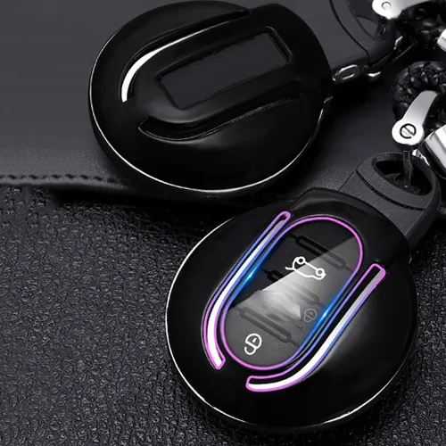 Miniatura 5 de ontto Funda de llavero de ABS para BMW Mini Cooper F54 F55 F56 F57 F60 llave de coche inteligente Rermote bolsa protectora de llaves antiarañazos