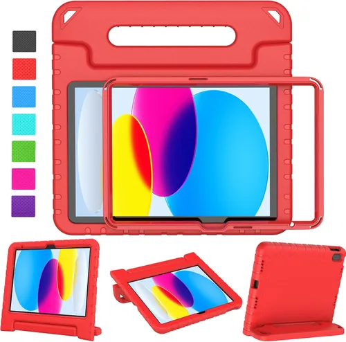 Miniatura 13 de LTROP Funda para Niños para iPad de 11ª Generación (A16) 2025/10ª Generación (10.9 pulgadas, 2022) con Protector de Pantalla, Funda con Mango