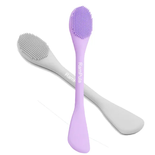Miniatura 8 de Aplicador de cepillo de máscara facial, cepillos de máscara para limpieza facial y exfoliación, herramienta aplicadora de máscara de arcilla facial