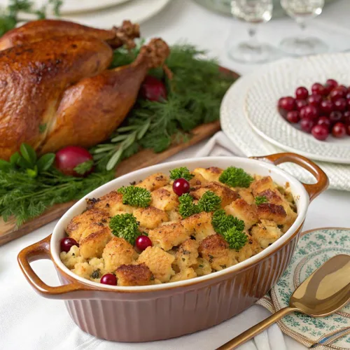 Miniatura 4 de Mezcla de Relleno Sabroso Sin Gluten de Aleia's – 10 oz (1 Paquete) – Relleno Clásico Navideño para Pavo, Pollo y Más – Sin Trigo, Sin Soja, Sin