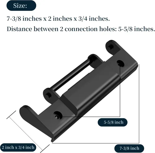 Miniatura 2 de Kit de repuesto de bisagras de tapa para refrigerador, bisagras de enfriador a presión compatibles con Igloo TrailMate, plástico resistente, piezas