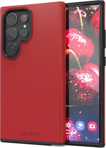 Miniatura 32 de Crave Funda para Galaxy S22 Ultra, funda de doble capa de protección a prueba de golpes para Samsung Galaxy S22 Ultra 5G (6.8 pulgadas) - Negro