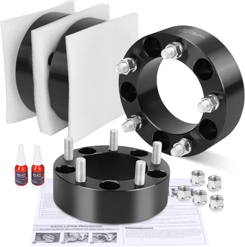 Miniatura 7 de FLYCLE Espaciadores de rueda 5x5.5 de 2 pulgadas para Ram 1500 2012-2018, Espaciador de rueda forjado de 5 tuercas 5x139.7mm de 2" para Ram 1500